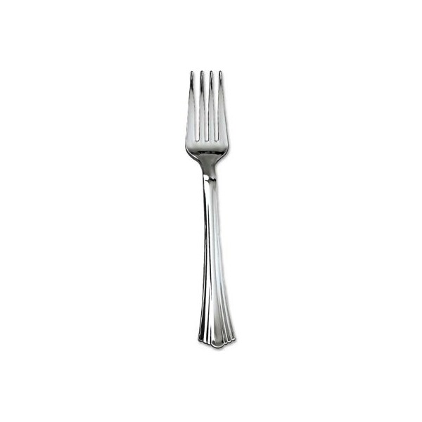 Wna-Comet WNA WNA610155 Reflections Design Forks, Plastic, Silver, 600/Carton WNA 610155 - main